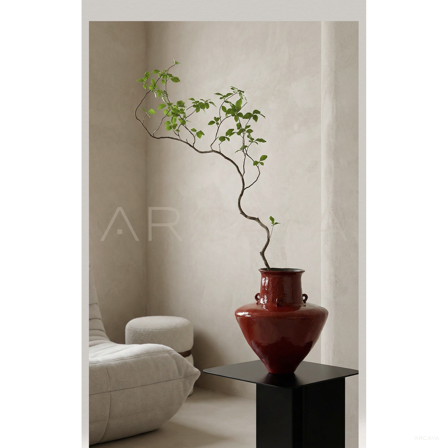 Chiyun Hand Thrown Double Ear Vase