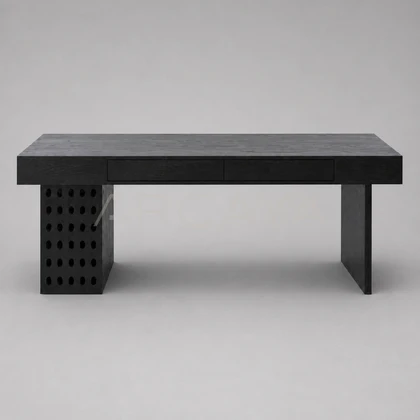 Haven Estate Dining Table - front view 02