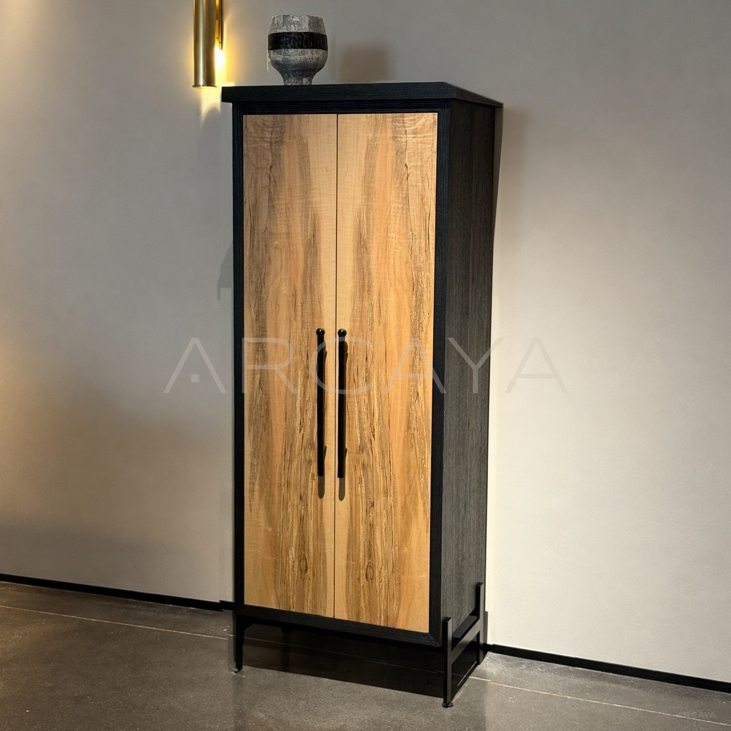 Bicolor Tall Cabinet