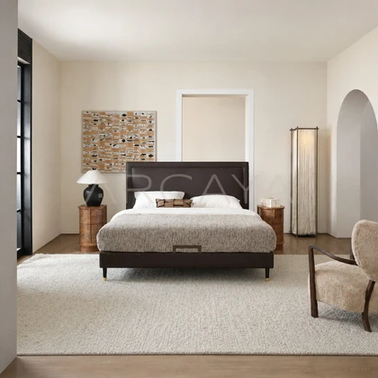 Aurelia Stone Bed - front view 01