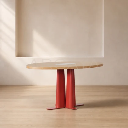 Enna Elm Dining Table - product view 24