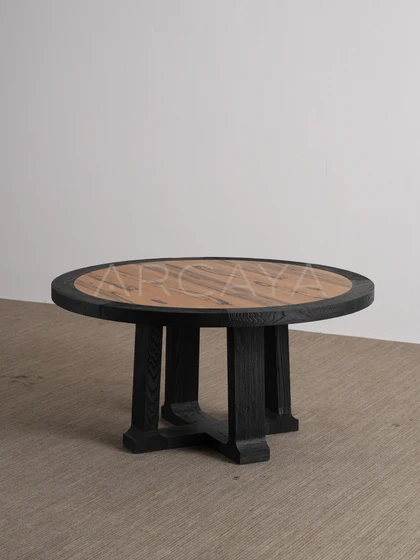 Enna Cove Dining Table - front view 01