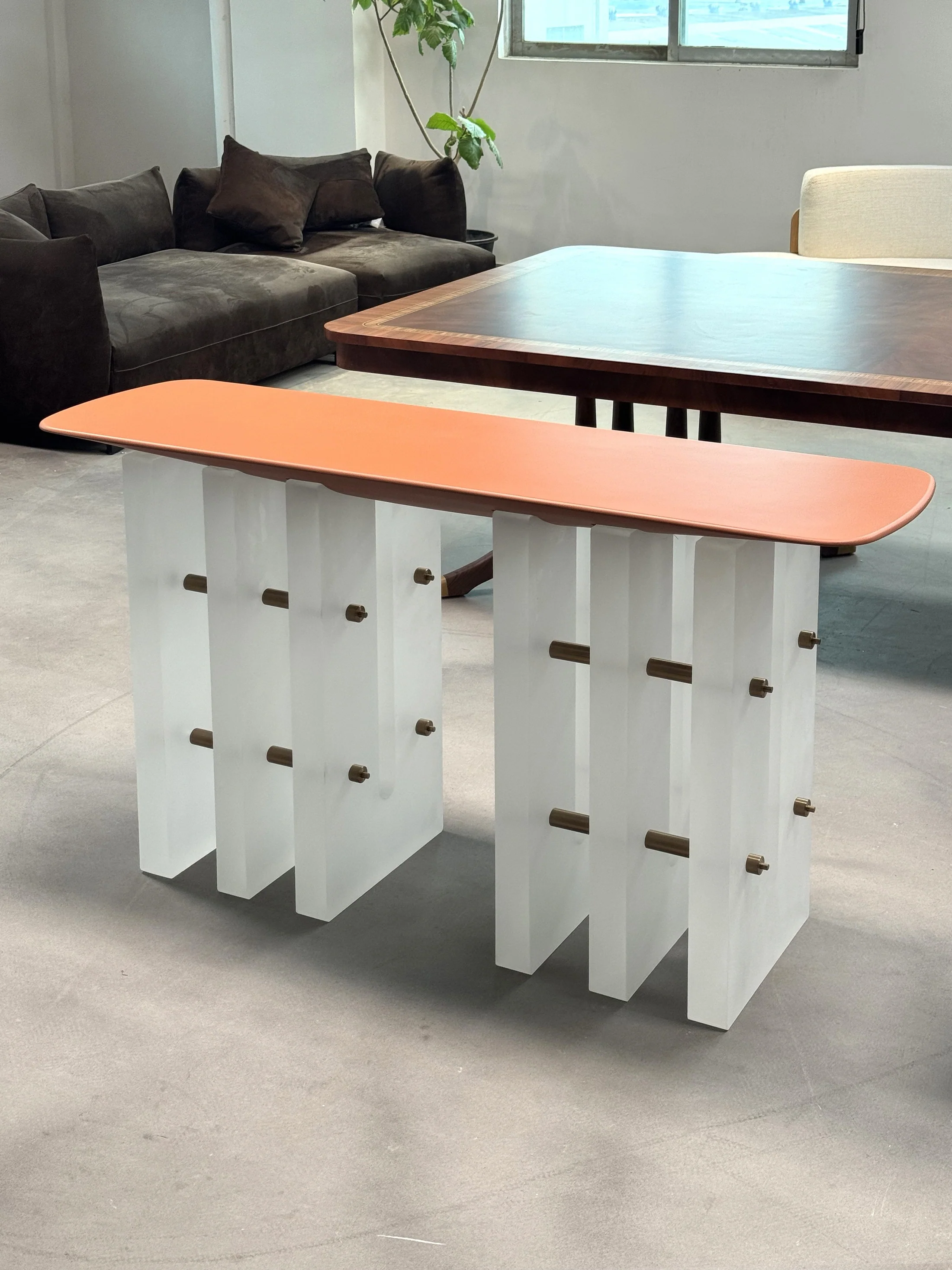 A00030 Console Table in a finished interior.