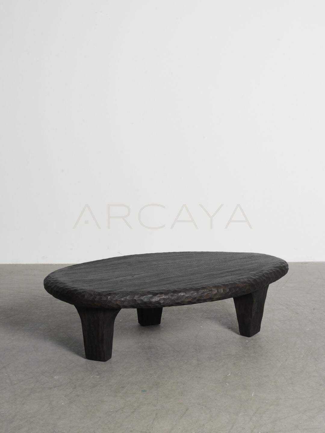 Textured Distressed Coffee Table - scene