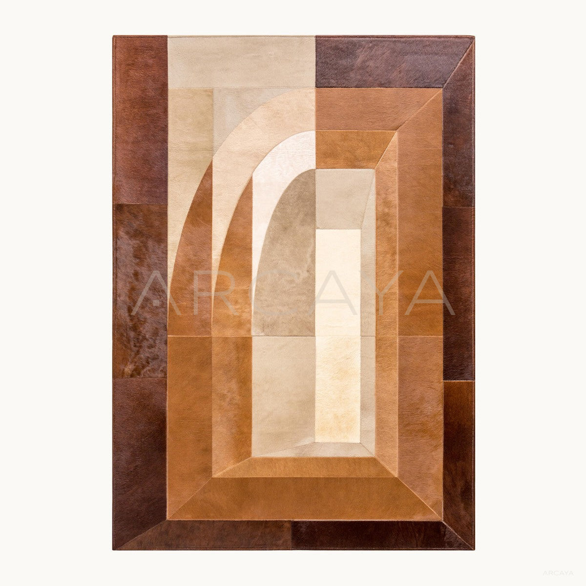 Natural Cowhide Texture Rug