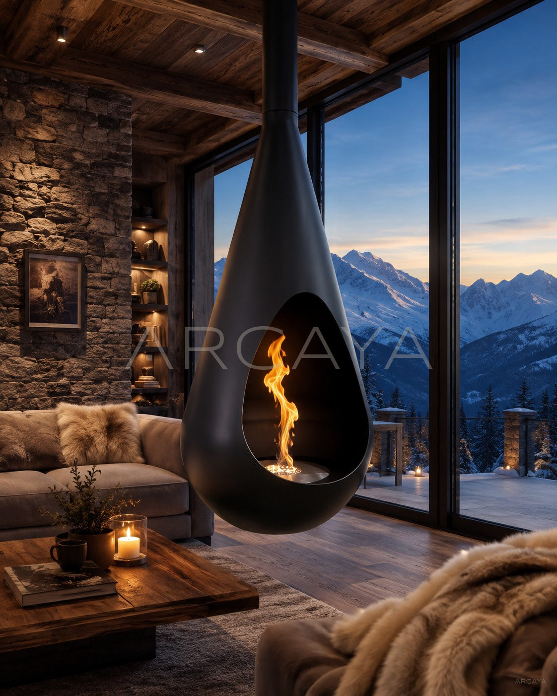 Fireplace Scene 5 - scene