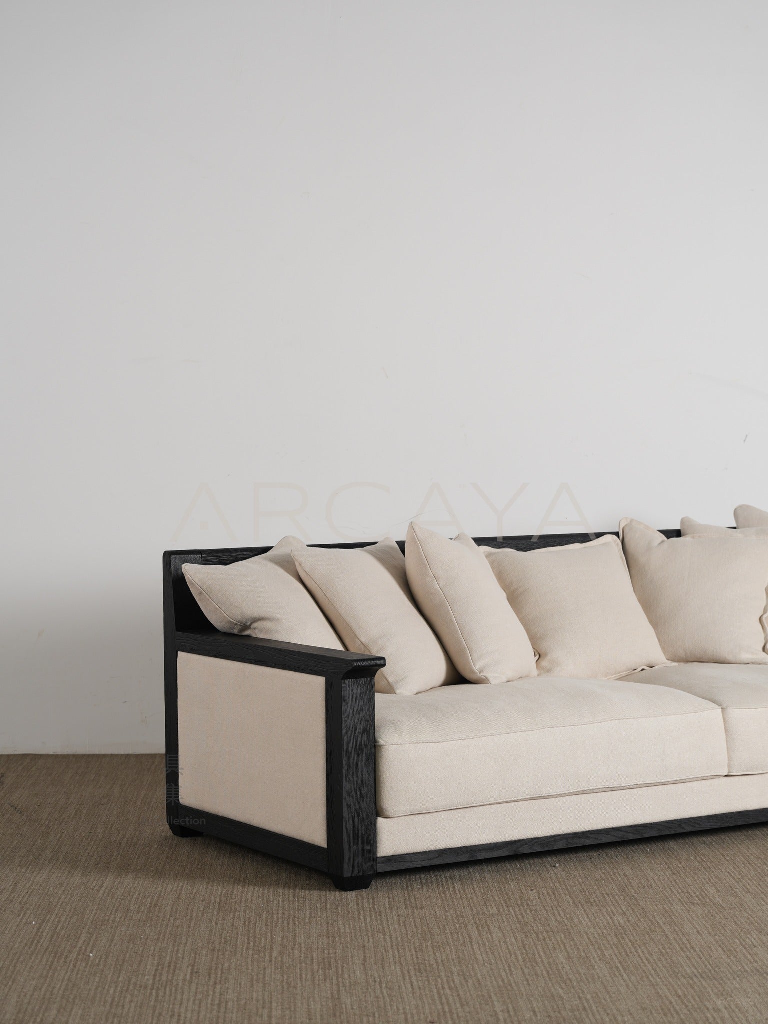 Faye Dune Straight Sofa