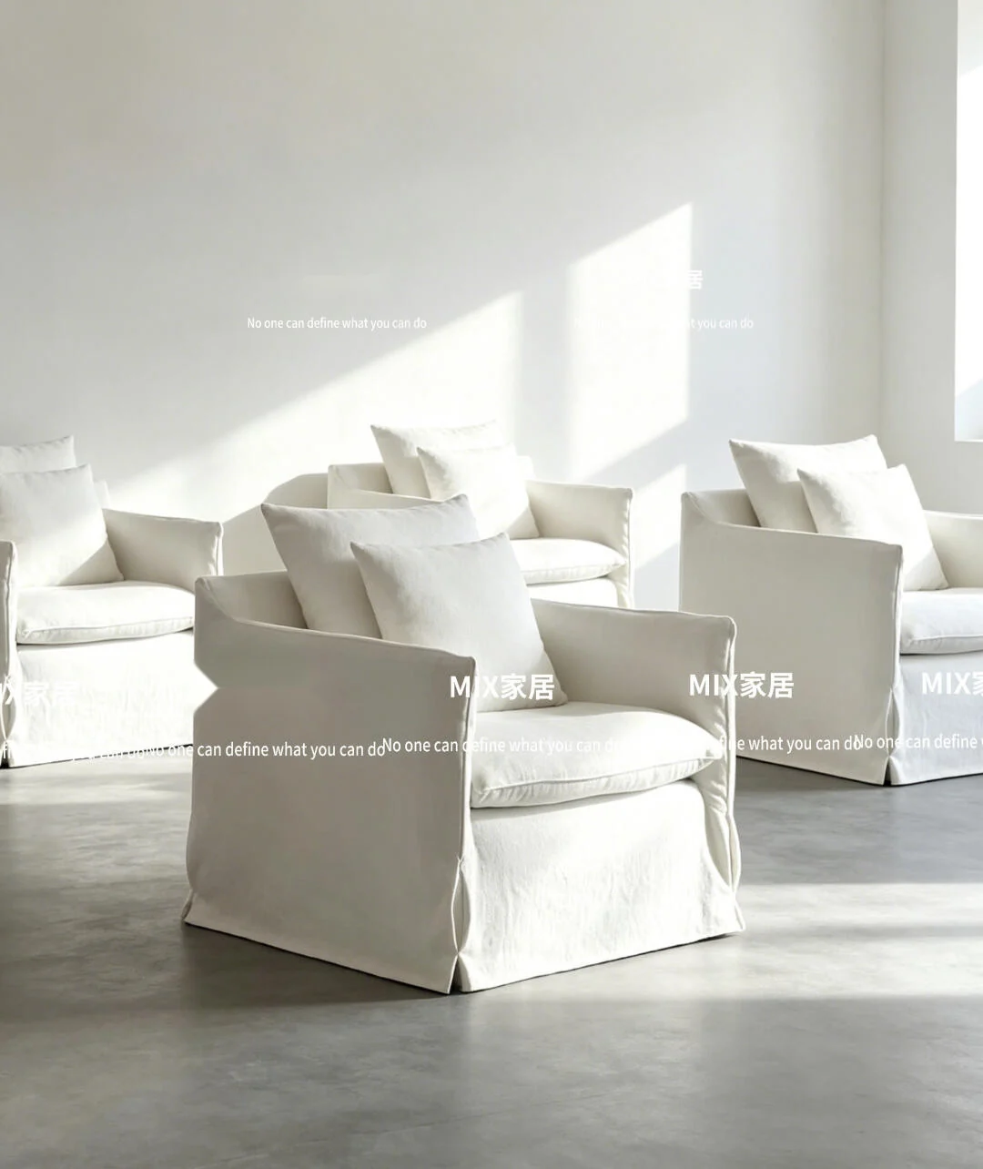 Ember Lake Sofa in a finished interior.