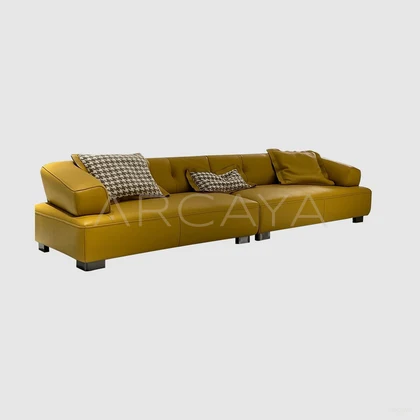Petra Onyx Straight Sofa - product view 02