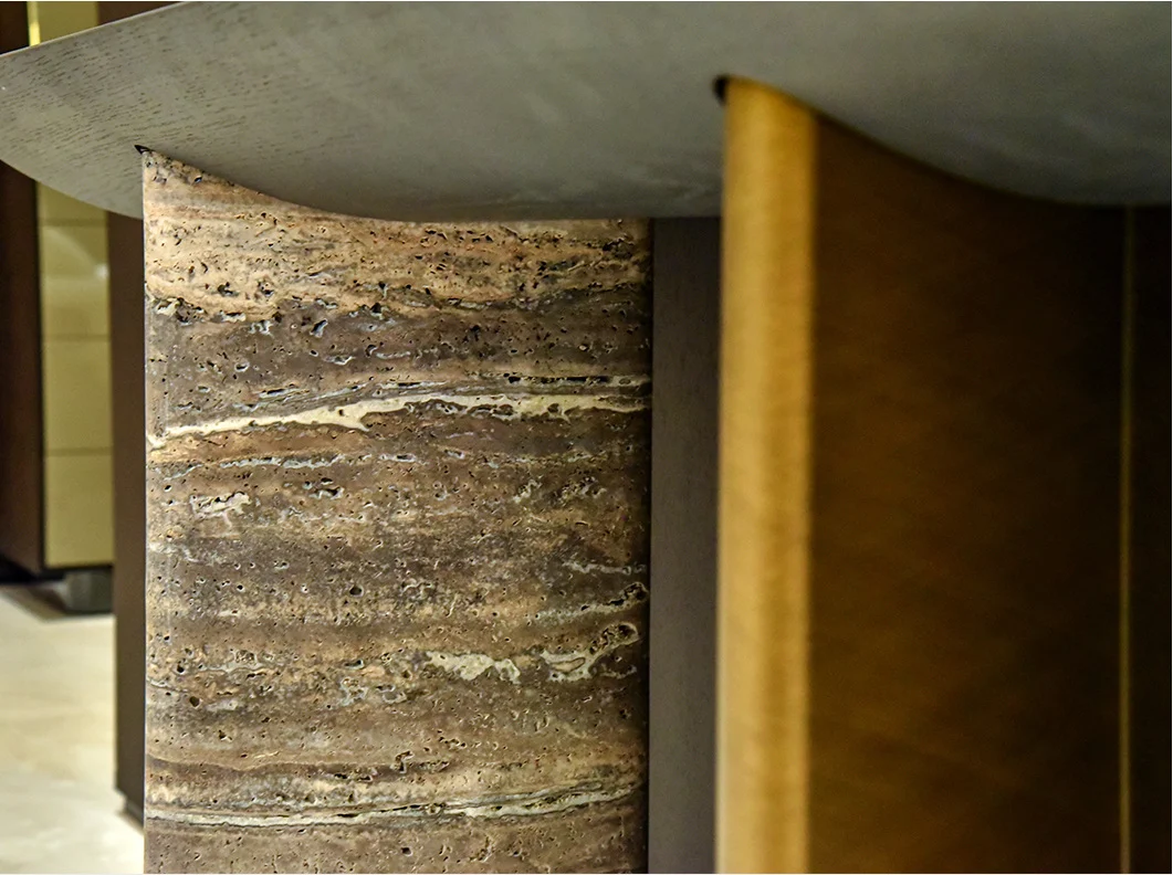 A00291 Cabinet in a finished interior.