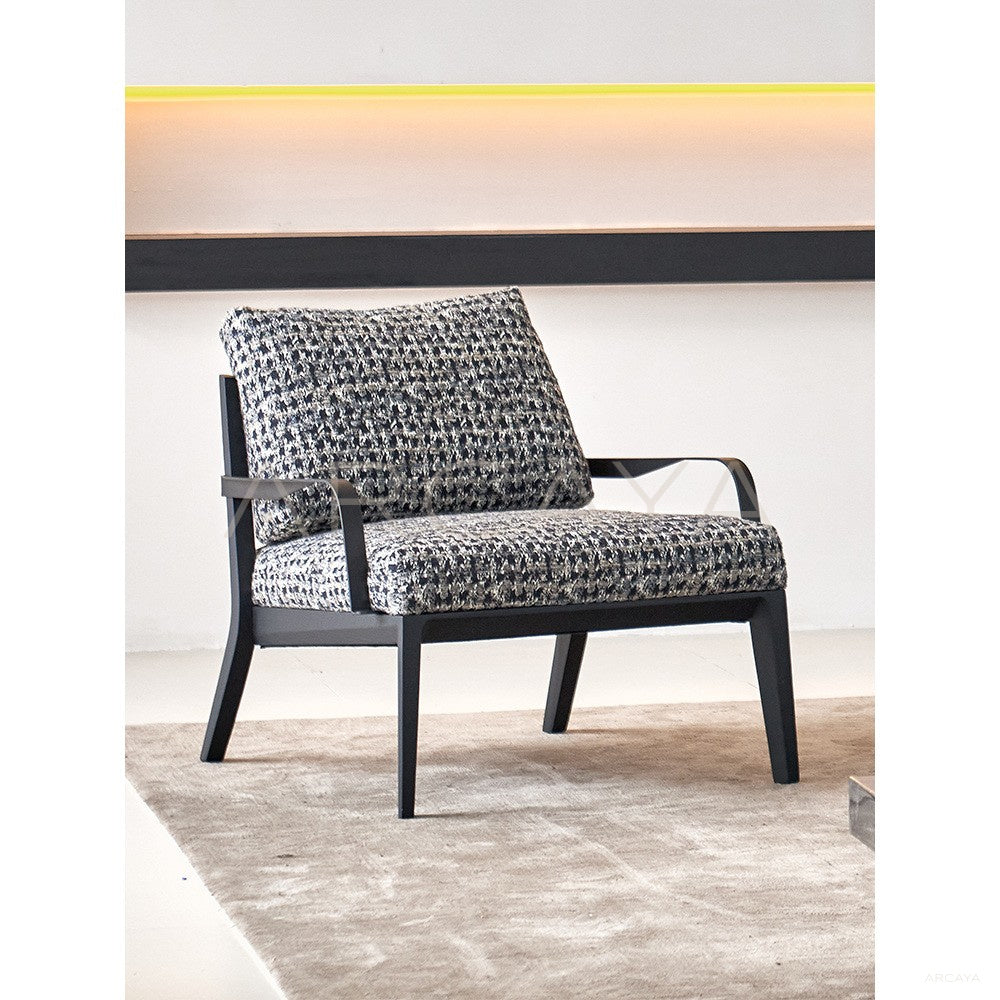 Ribbon Chair Mid Century Side Table - scene