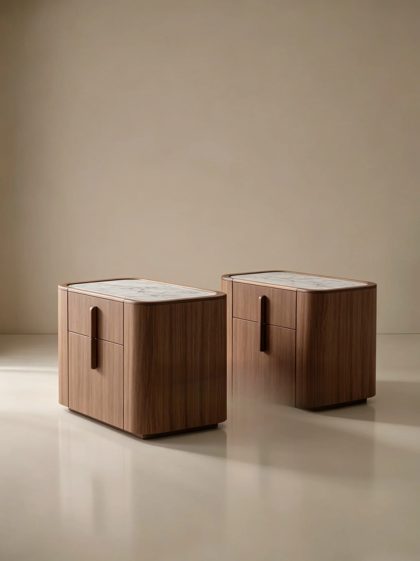 A00016 Nightstand in a finished interior.
