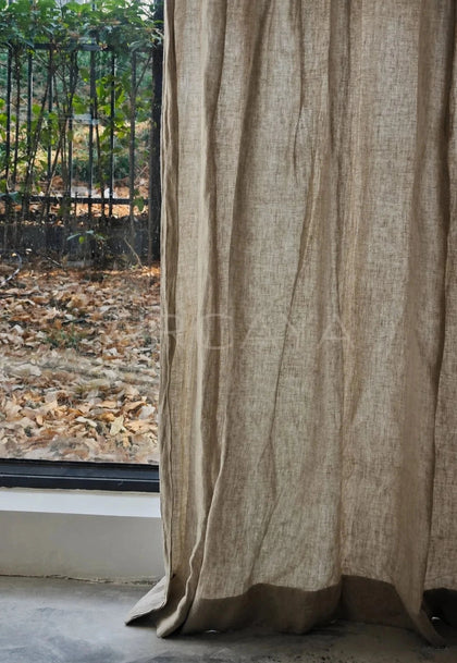 Nola Oak Curtain Panel - styled interior view 04