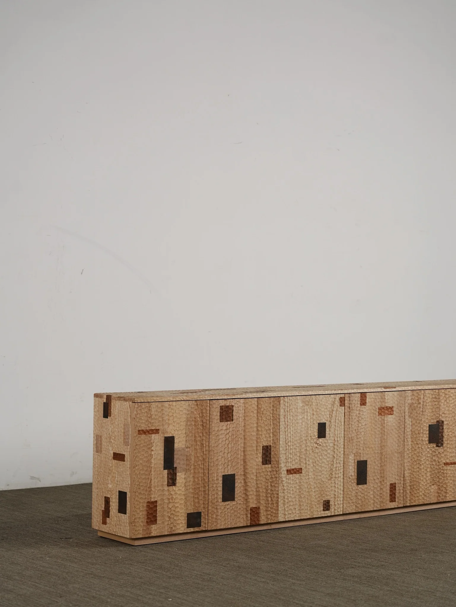 A00087 Cabinet in a finished interior.