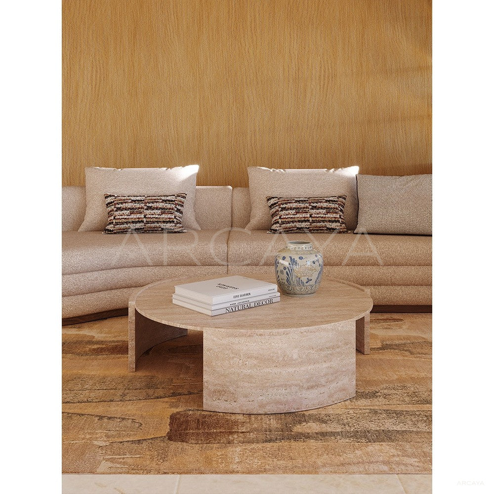 Natural Travertine Coffee Table