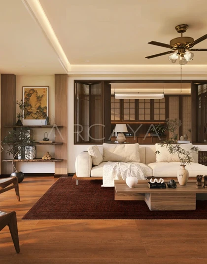Pottery Arbor Area Rug — interior view 06