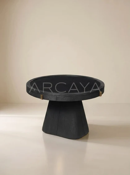 Alba Linen Dining Table - product view 02