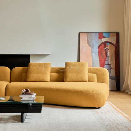 Olive Mist Sofa - product view 07