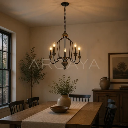 Isolde Terrace Pendant Light — styled interior view 01