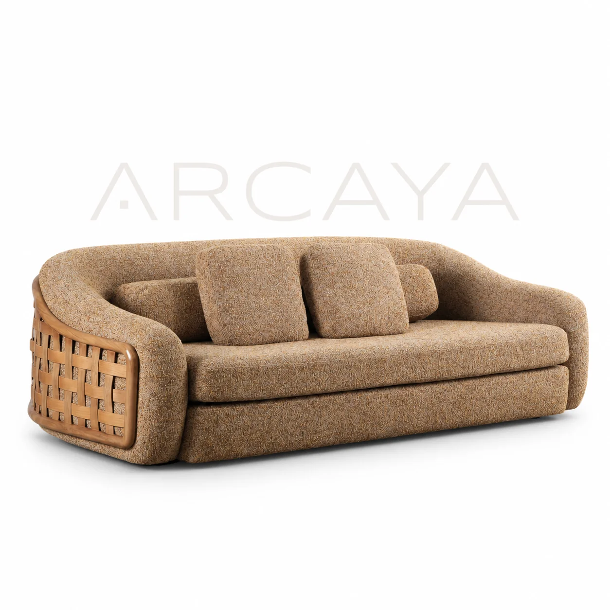 Faye Ash Straight Sofa