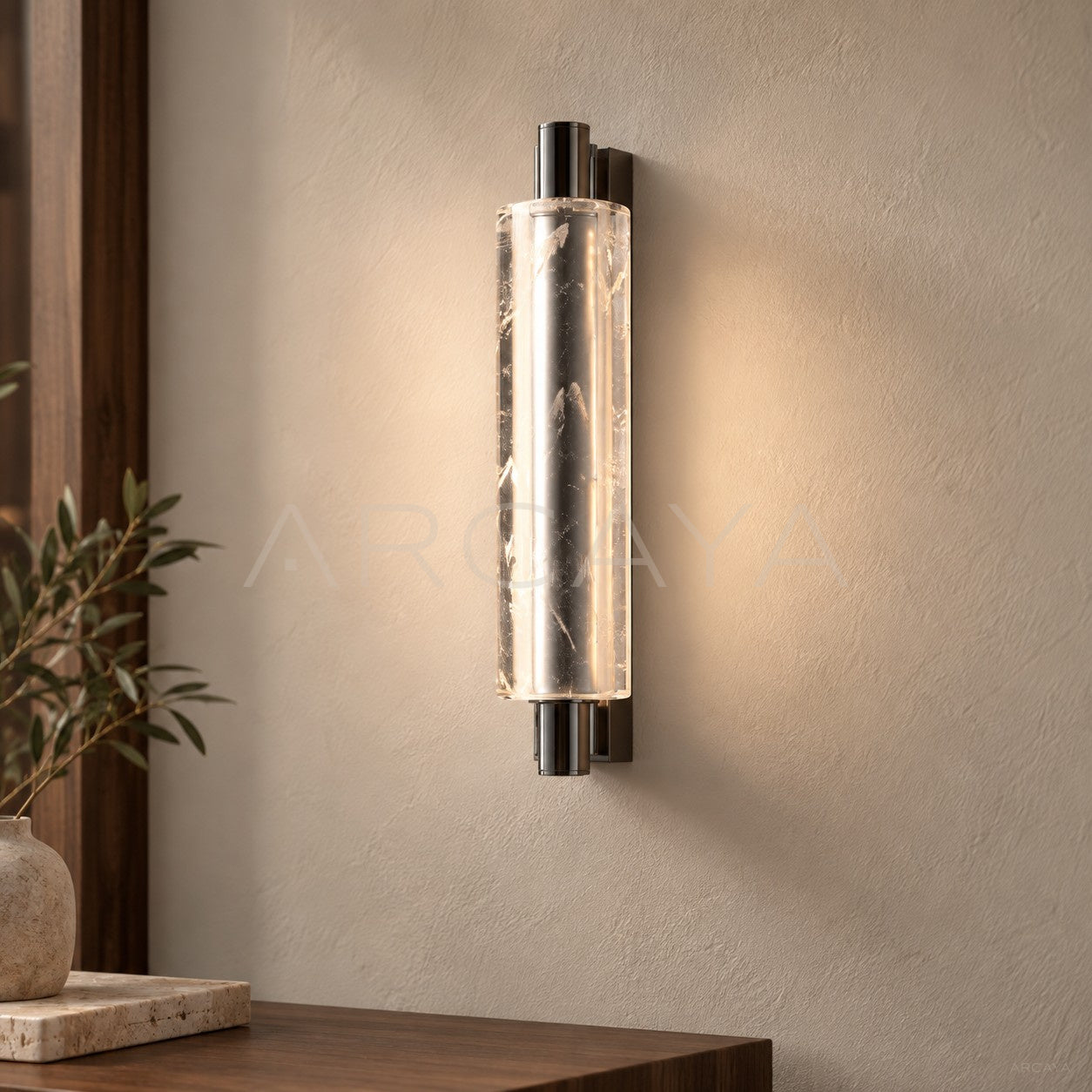 Cloud Crystal Tube Wall Light 80545