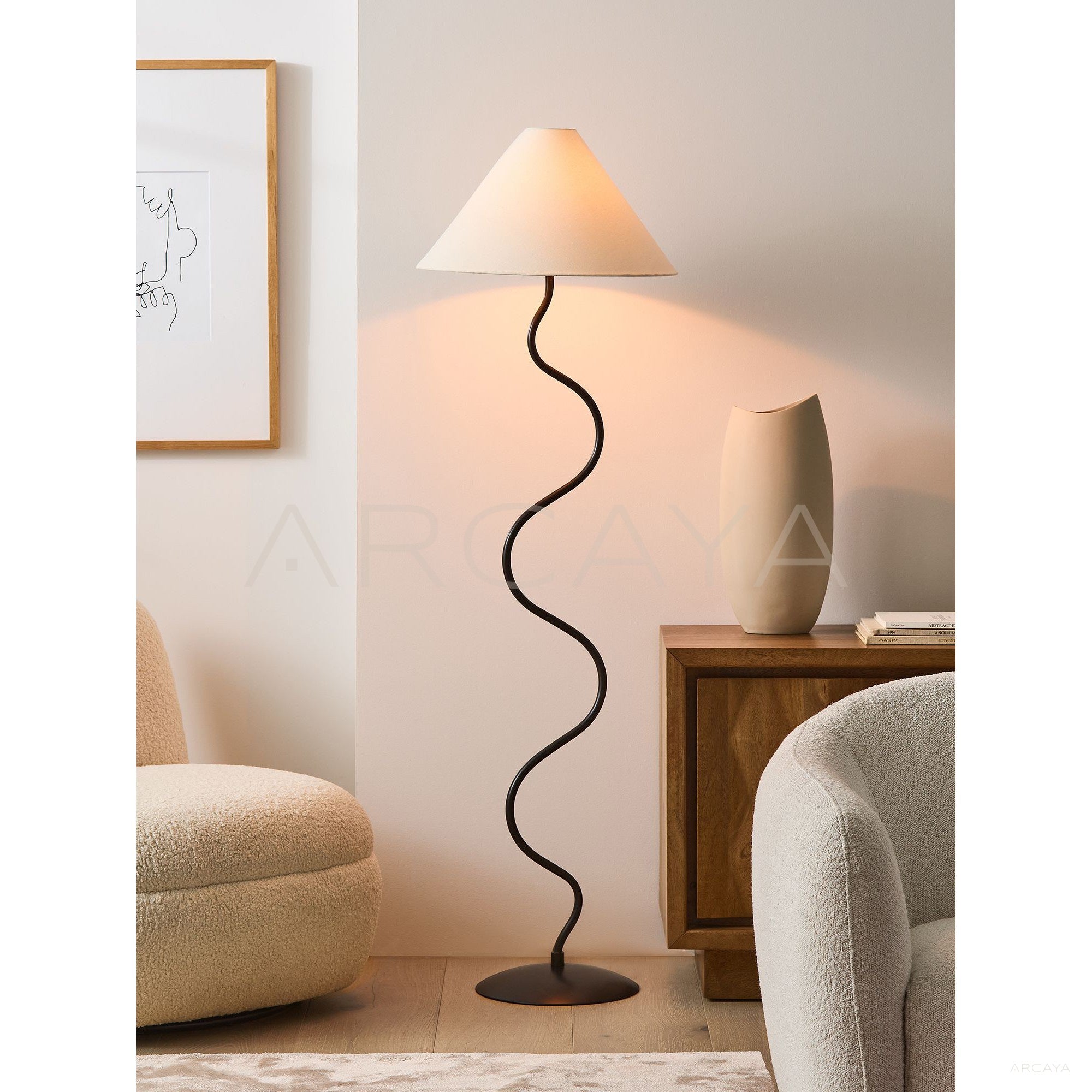 Zigzag Floor Lamp