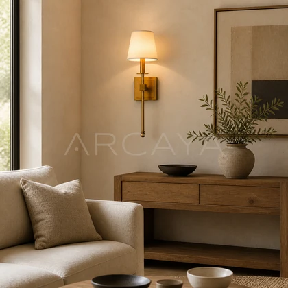 Hesper Cove Table Lamp — styled interior view 02