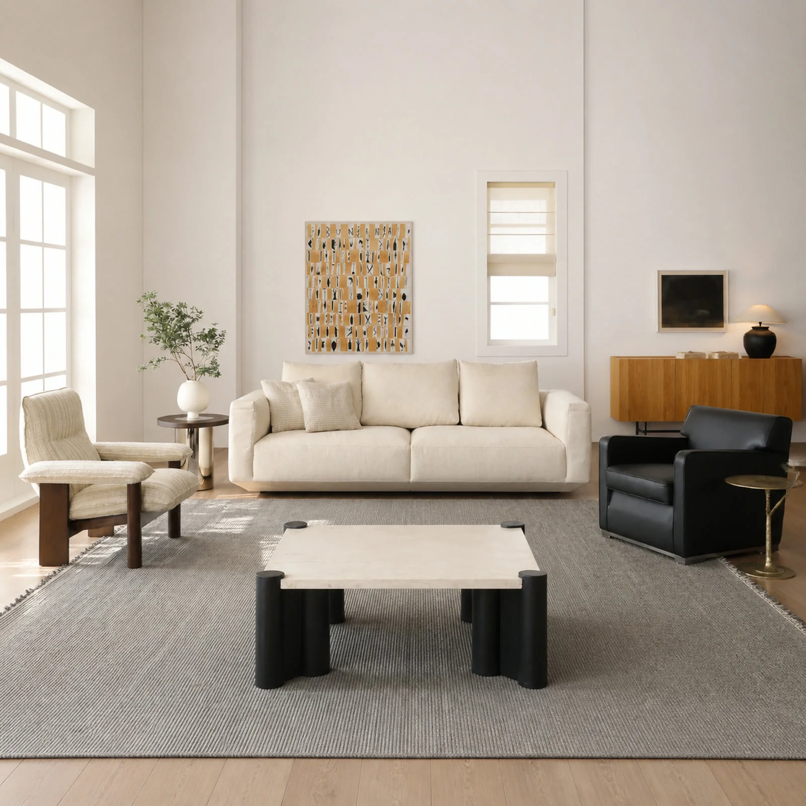 LA388 Coffee Table in a finished interior.