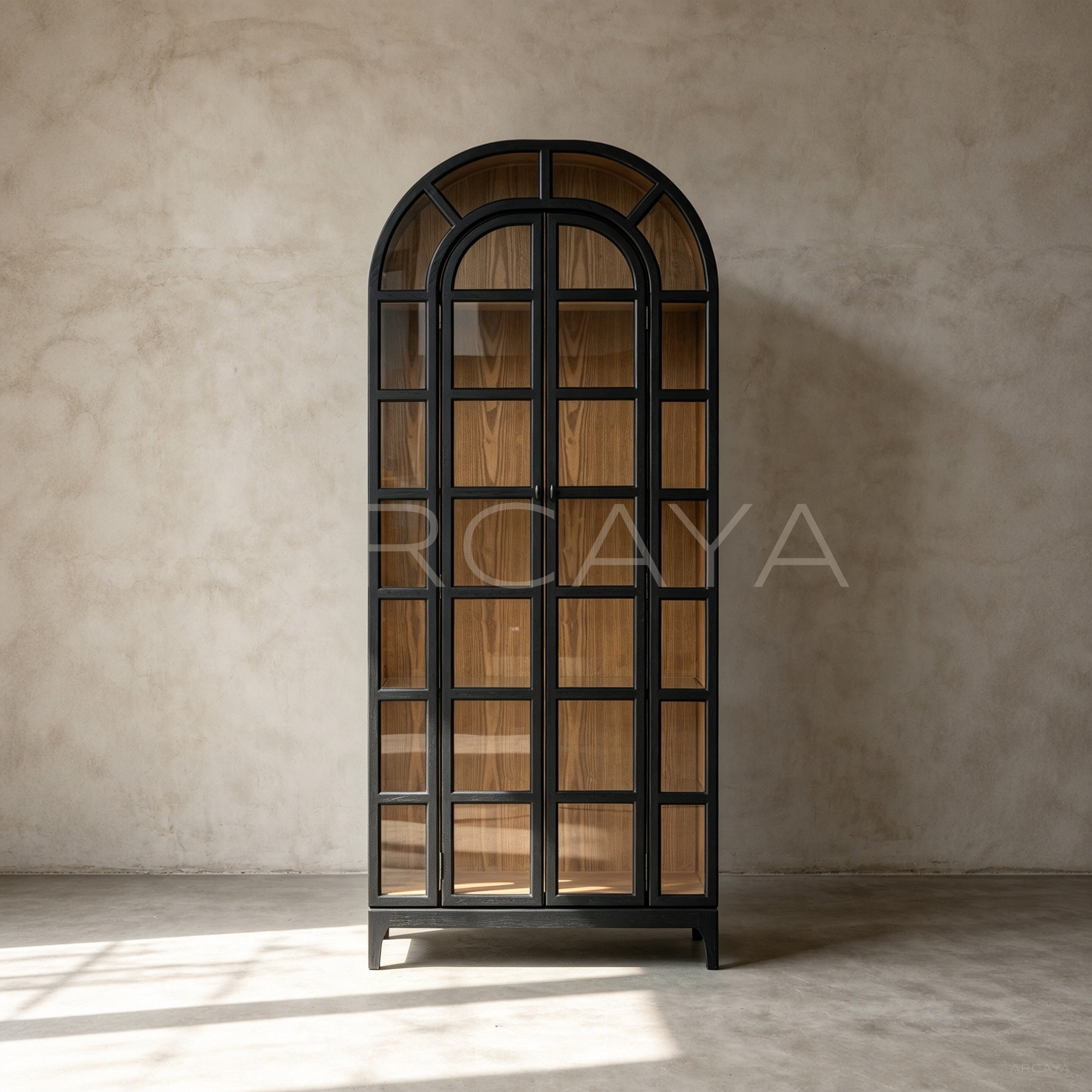 Dome Arch Glass Cabinet