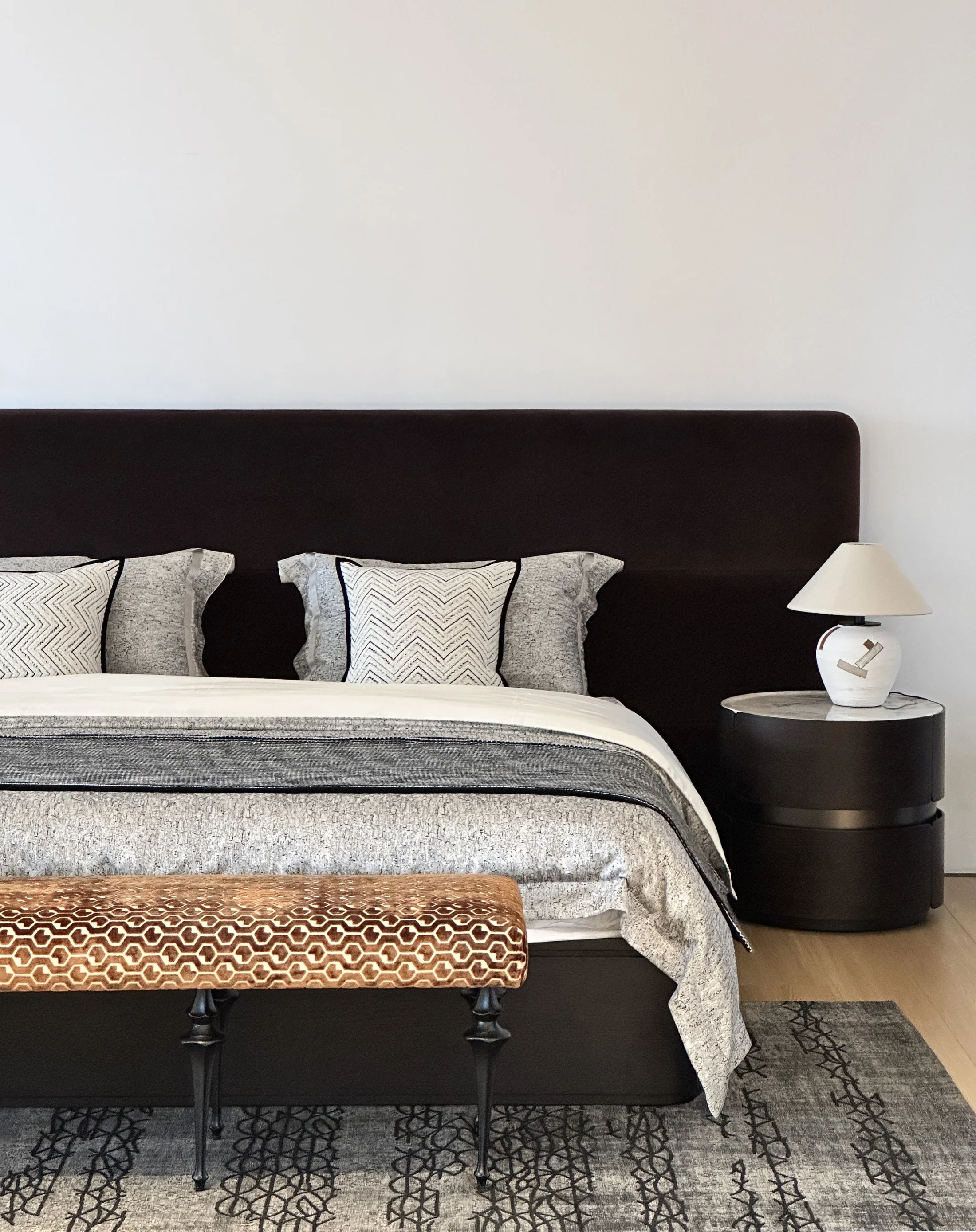Alba Form Bed in a finished interior.