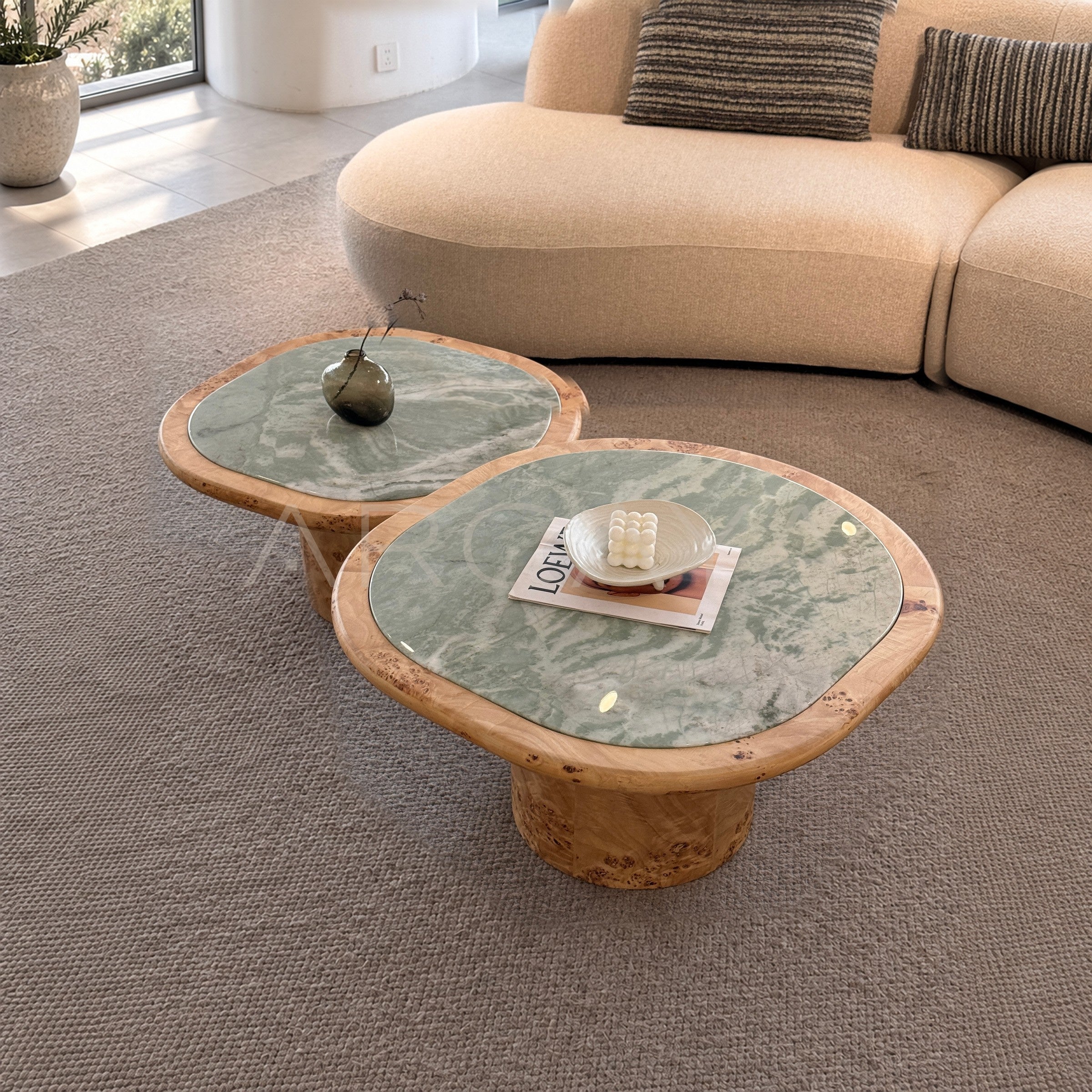 Tiffany Green Coffee Table - main