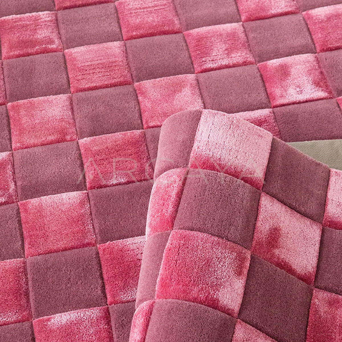 Red Accent Rug - scene