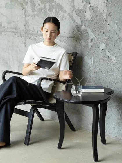 Pearl Garden Side Table - styled interior view 03