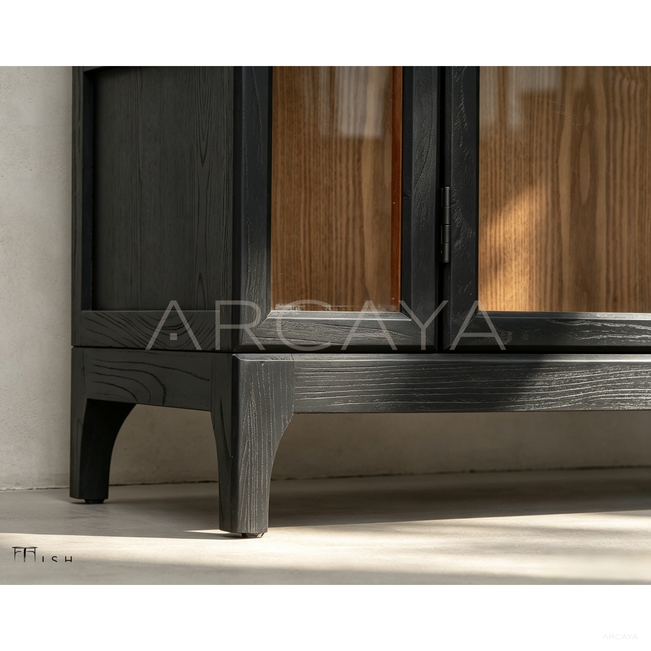 Dome Arch Glass Cabinet - scene