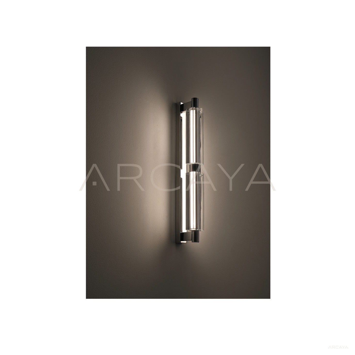 Clear Geometric Crystal Bar Wall Light 80605
