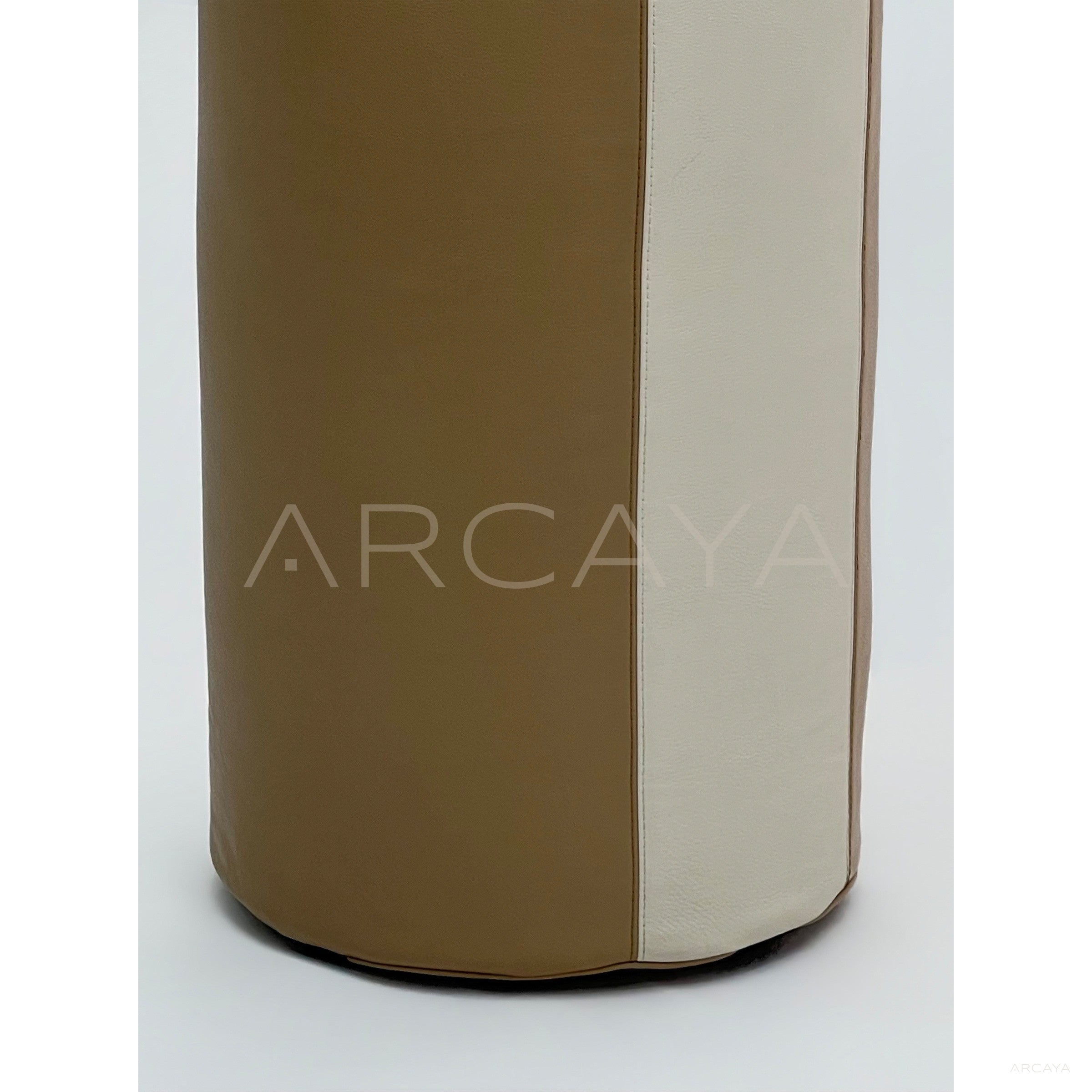 Vintage Two Tone Leather Hanging Punching Bag — Fitness Accessories - scene