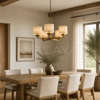 Isolde Orchard Pendant Light — styled interior view 01