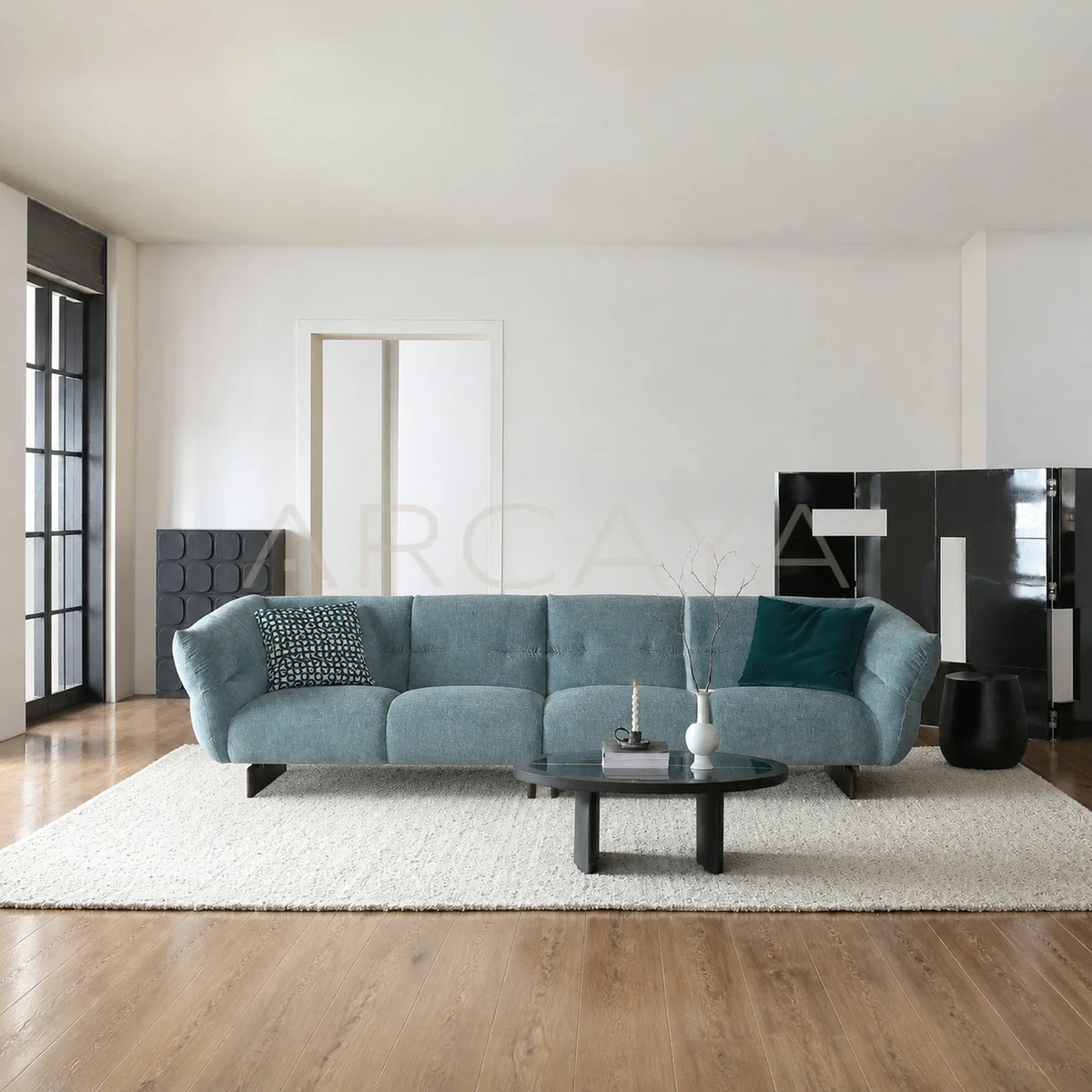 Elara Glen Straight Sofa