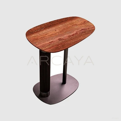 Maren Stone Coffee Table - front view 04