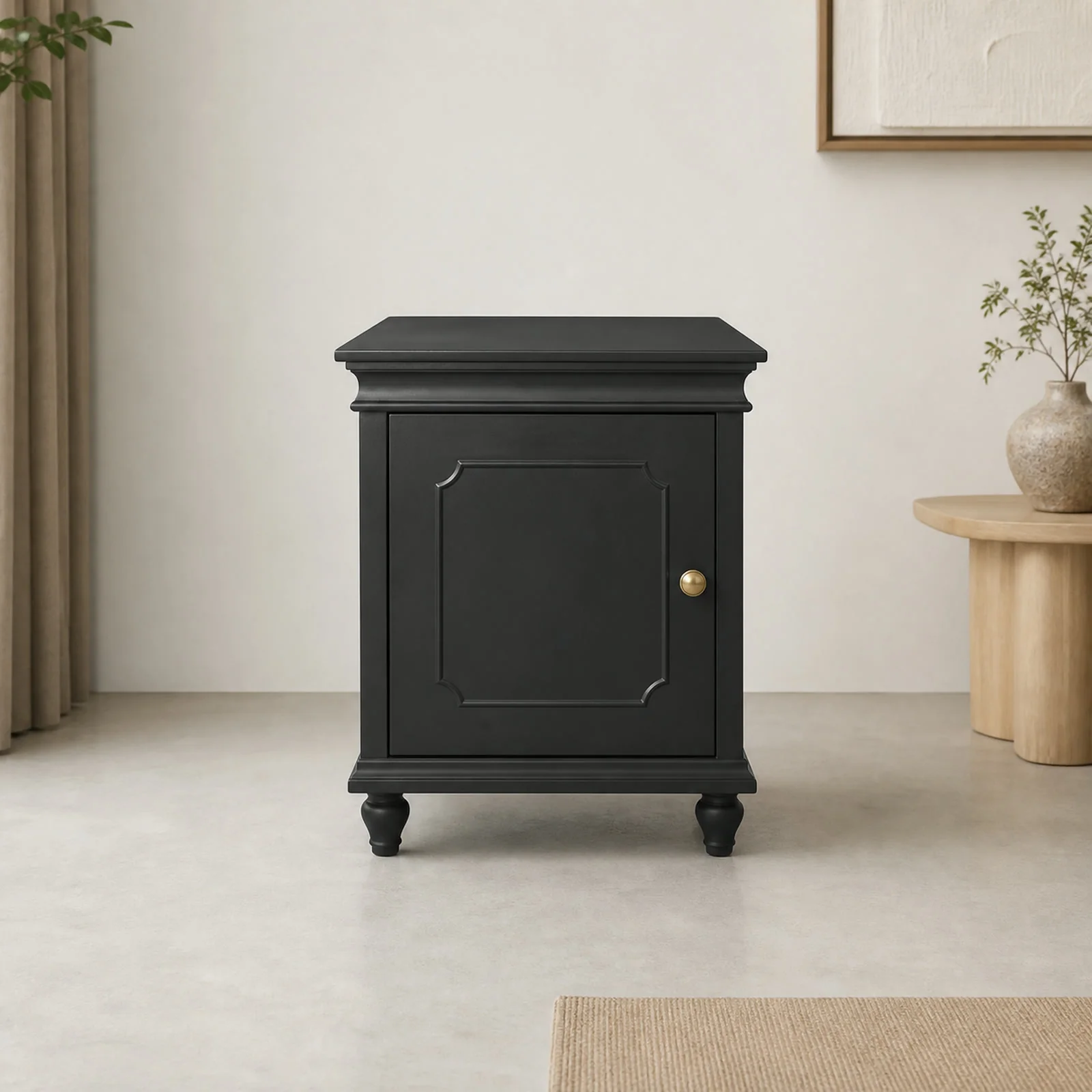 N733 Nightstand in a finished interior.