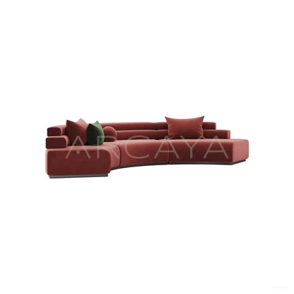 Curved Sofa — view 01