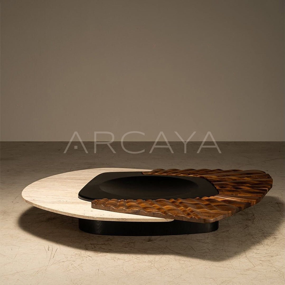 Mara Mixed Material Coffee Table