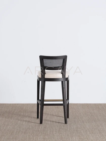 Elodie Onyx Bar Stool - front view 28