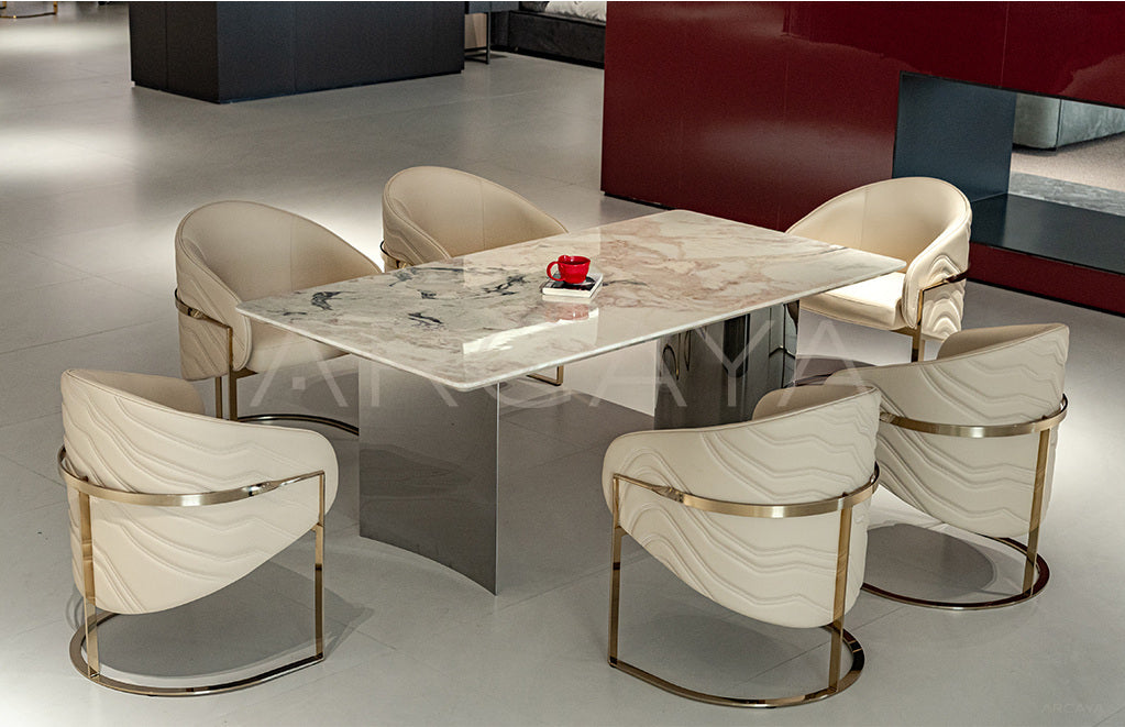 Nola Ivory Dining Table
