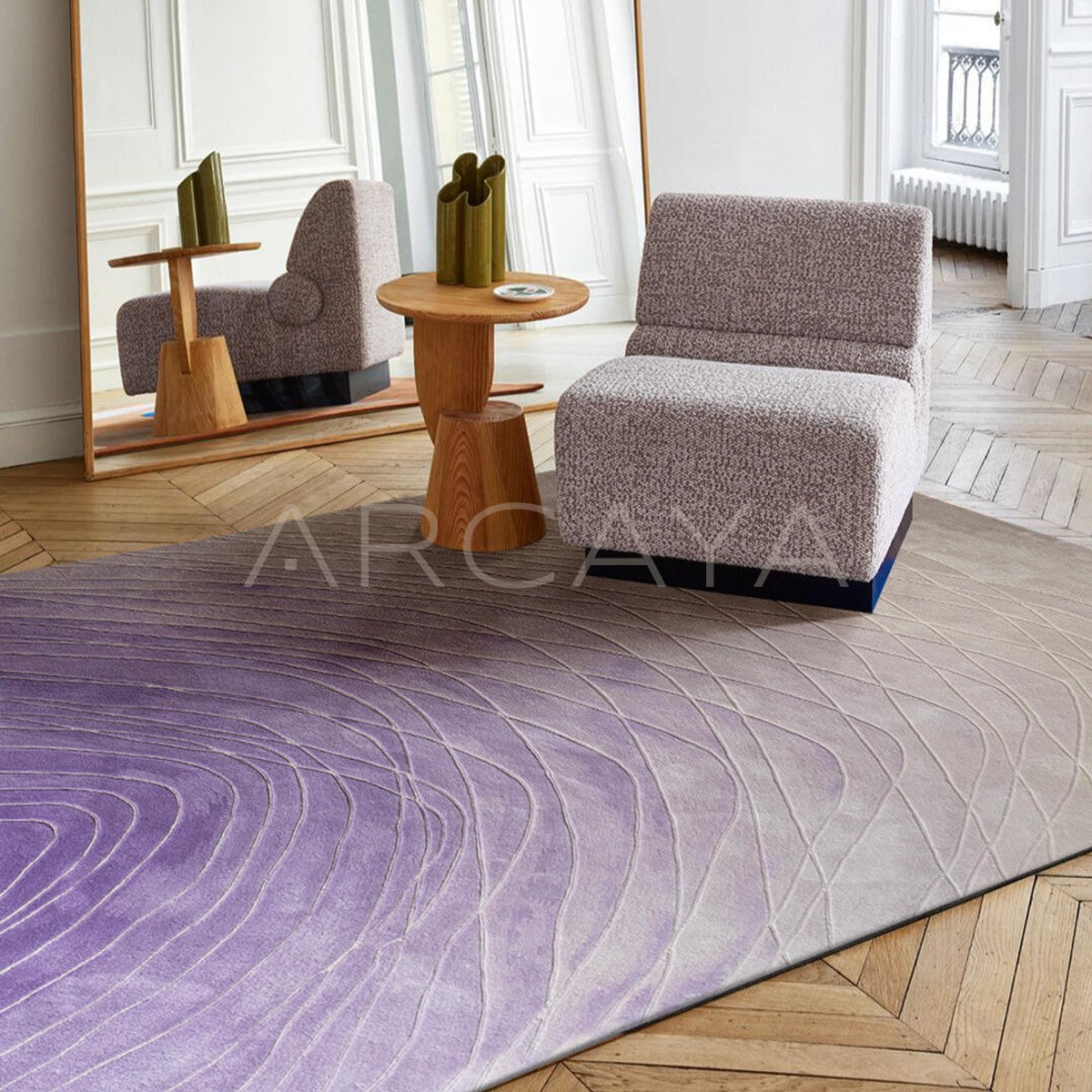 Purple Living Room Rug