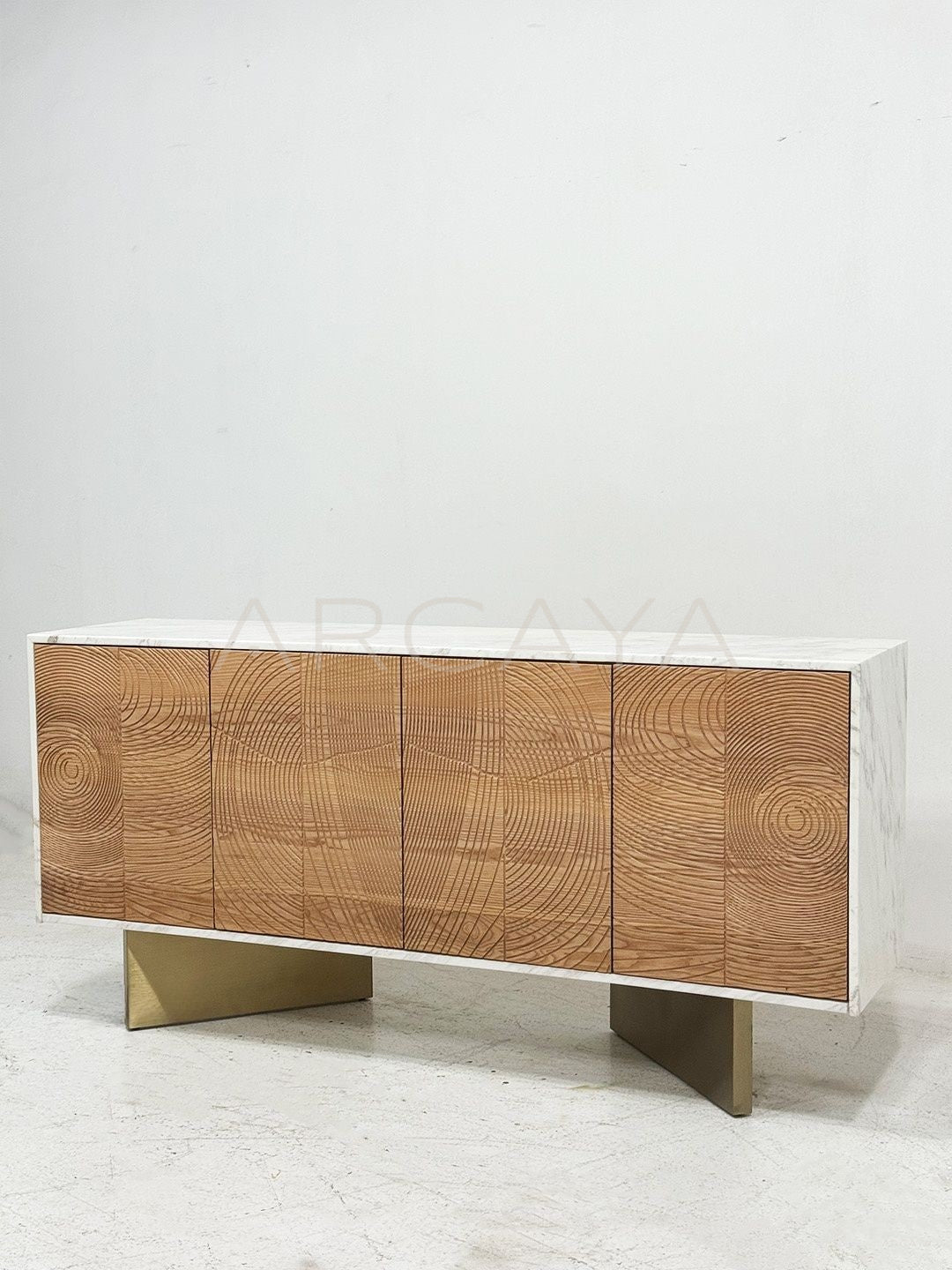 Tree Ring Carved Sideboard - scene