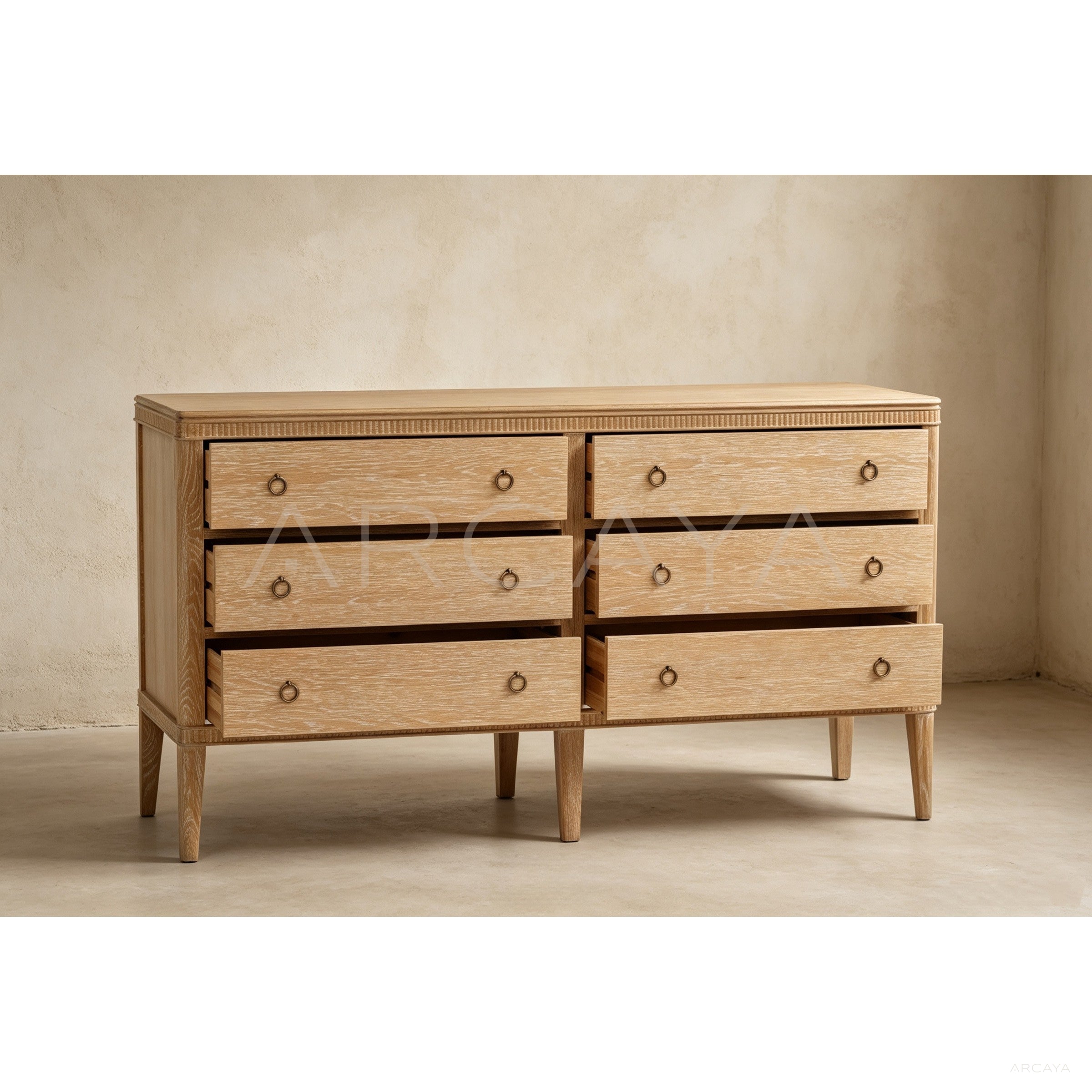 Oak Chest Of Drawers - scene
