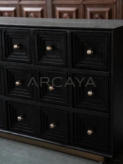 Fiera Ivory Cabinet - front view 06