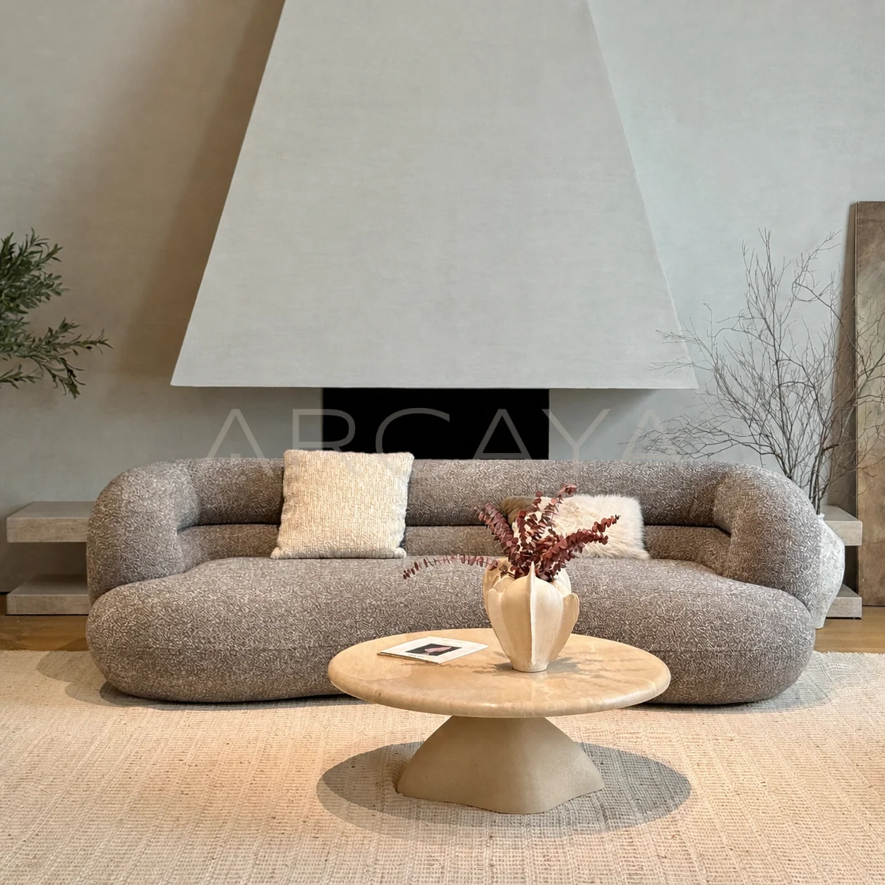 Luna Mist Sofa - product view 01