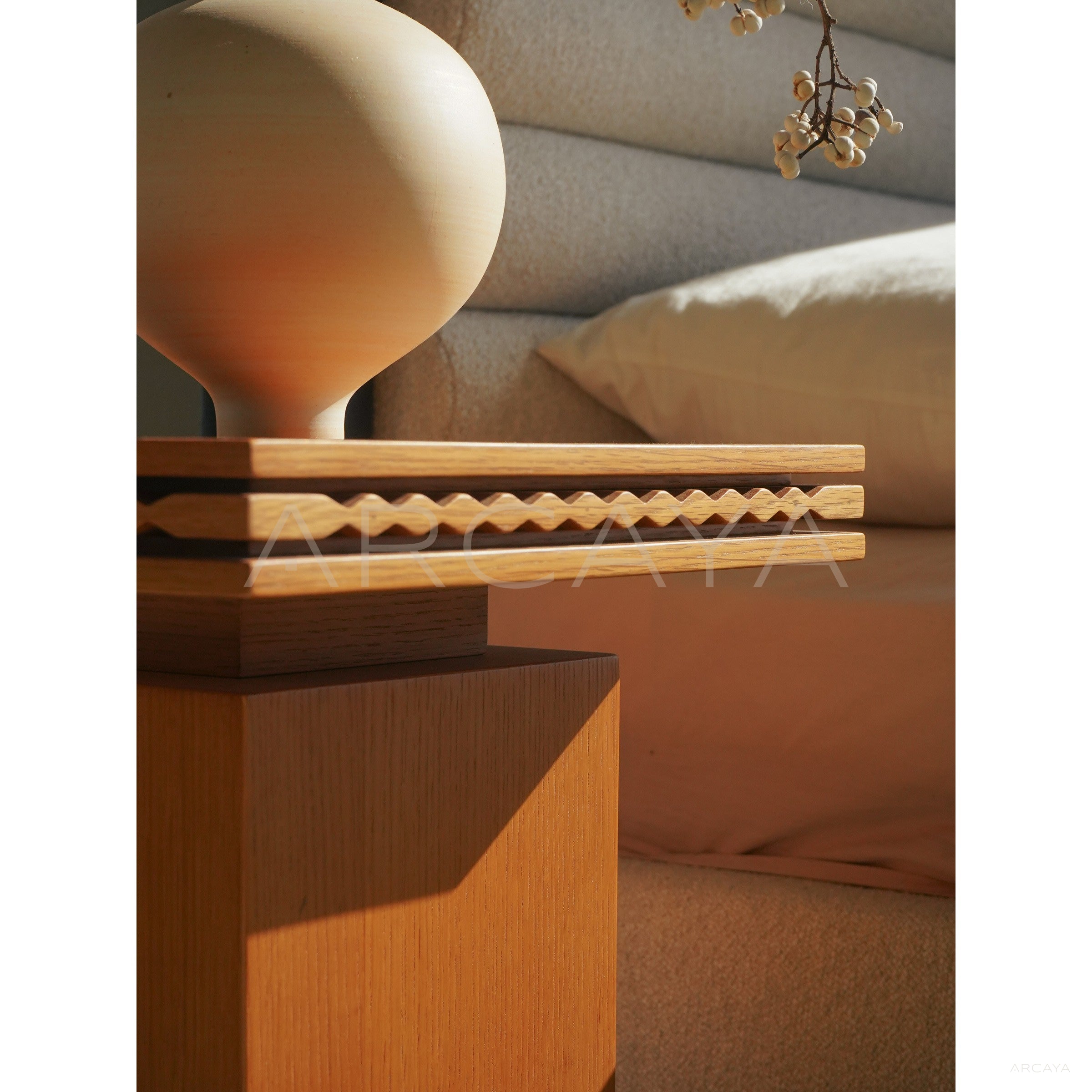 Dio Oak Moss Side Table